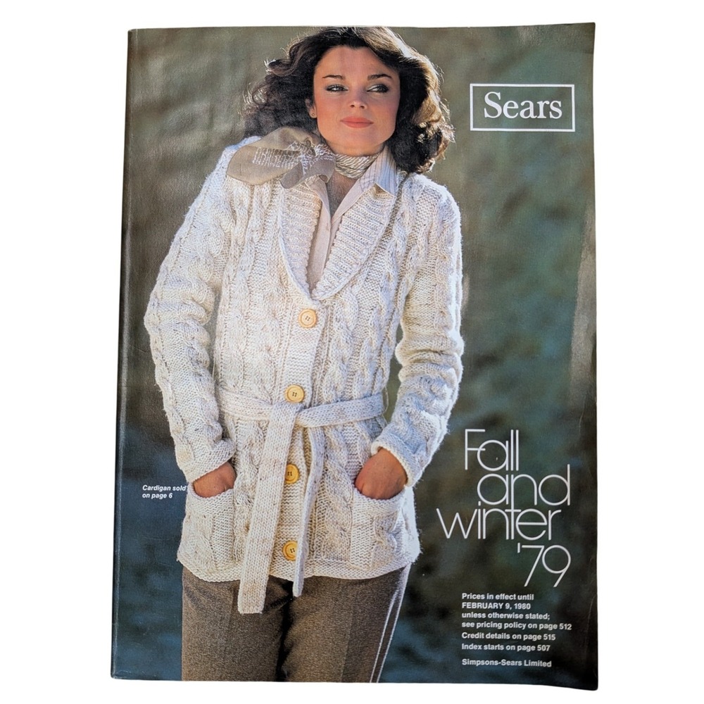 Vintage Sears Fall and Winter 1979 Catalog Simpsons-Sears Limited Toronto 70s